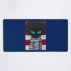 OutKast Atlanta black cat hip hop   Desk Mat