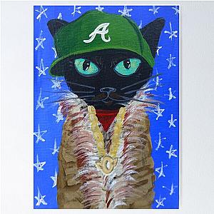 OutKast rapper hip hop Atlanta black cat Poster