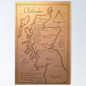 Outlander Maps Poster