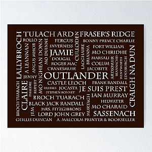 Outlander Word Cloud Poster