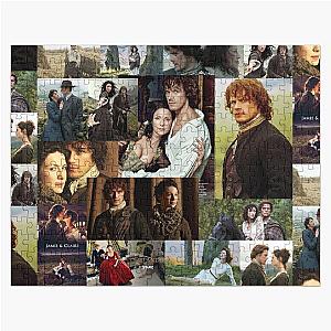 Outlander Cast Abstract Collage Jigsaw Puzzle