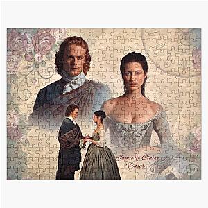 Jamie and Claire FraserOutlander Wedding Jigsaw Puzzle