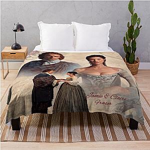 Jamie and Claire FraserOutlander Wedding Throw Blanket