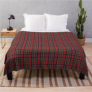 tartan stuart outlander Throw Blanket