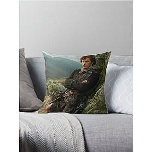 Outlander Jamie Fraser  Throw Pillow