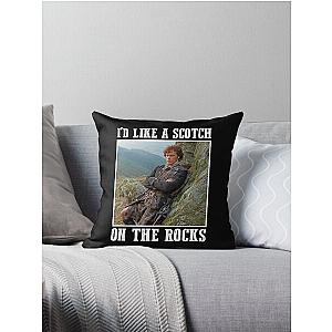 I'd Like a Scotch on the Rocks Outlander Throw Pillow