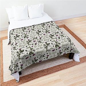 outlander thistle to bed or to sleep Comforter