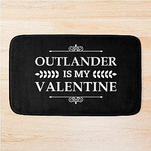 Outlander Is My Valentine (White) Bath Mat