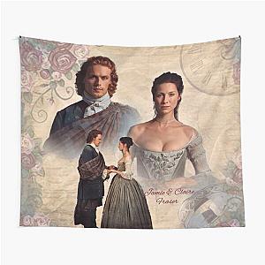 Jamie and Claire FraserOutlander Wedding Tapestry