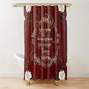 Outlander Wedding Vows Shower Curtain