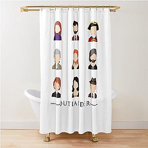 emotions members outlander art film for fans Shower Curtain