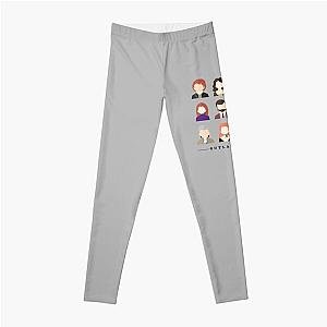 Outlander Characters Icons Illustration 2 Fitted Scoop Leggings