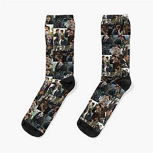 Outlander Photo Collage Art Socks