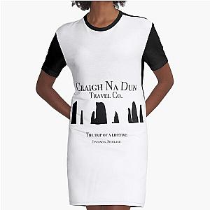Outlander T-Shirt Craigh Na Dun Travel Co Graphic T-Shirt Dress