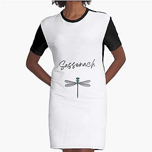 Dragonfly Outlander - Sassenach Graphic T-Shirt Dress