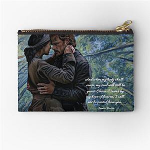 Jamie and Claire FraserOutlander quote Zipper Pouch