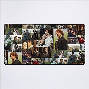 Outlander Cast Abstract Collage Desk Mat