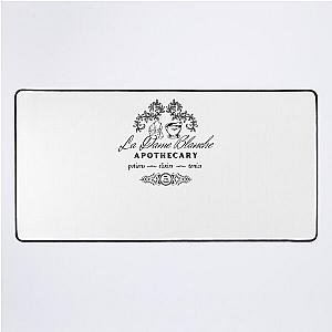 Outlander La Dame Blanche White Witch Apothecary - Black Desk Mat