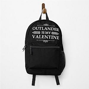 Outlander Is My Valentine (White) Backpack