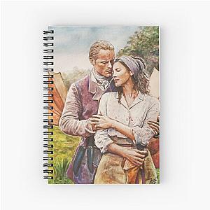 In the battlefield (artwork Outlander) Spiral Notebook