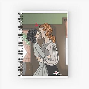 love couple outlander Spiral Notebook