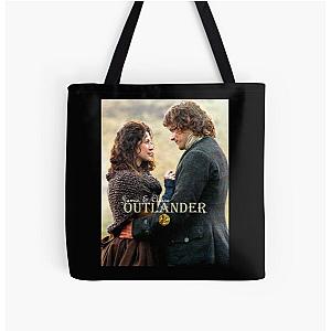 Outlander - Jamie & Claire Fraser - Diana Gabaldon 6 All Over Print Tote Bag