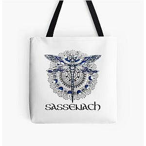 Outlander Sassenach Dragonfly All Over Print Tote Bag