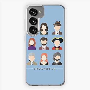 Outlander Characters Icons Illustration 2 Samsung Galaxy Soft Case