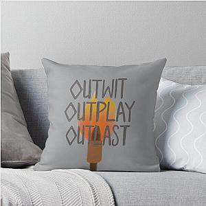 Outwit Outplay Outlast (Survivor) Throw Pillow