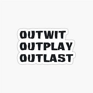 Outwit Outlast Sticker