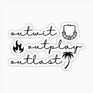 Outwit Sticker Outplay Outlast