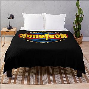 Australian Survivor Outwit Outplay Outlast Throw Blanket