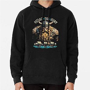 Viking Warrior Outlast The Norse Mythology Valhalla Pullover Hoodie