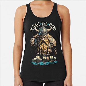 Viking Warrior Norse Mythology Valhalla Racerback Tank Top