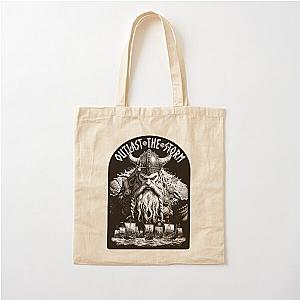 Viking Warrior Outlast the Storm Norse Valhalla Cotton Tote Bag