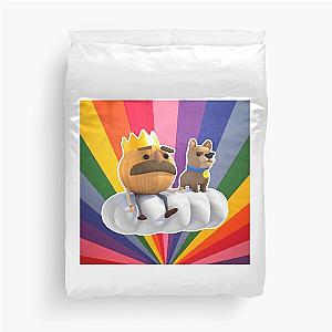 Overcooked rainbow Duvet Cover