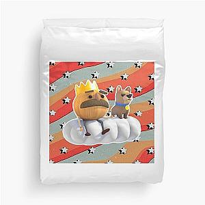 Overcooked multicolor stars Duvet Cover