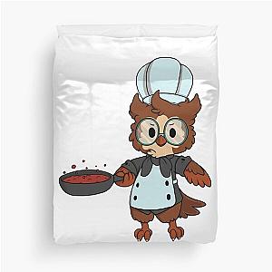 Cooking With Teammates Is Very Fun Overcooked Game  2 Owl Amelie Lens Duvet Cover