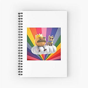 Overcooked rainbow Spiral Notebook