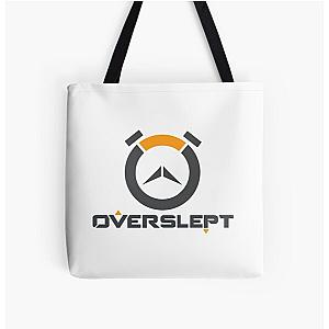 Overslept / Overwatch logo All Over Print Tote Bag RB2410