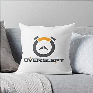 Overslept / Overwatch logo Throw Pillow RB2410