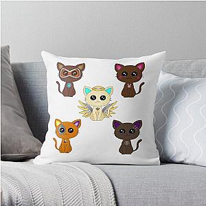 Cute Overwatch Gaming Cats  Throw Pillow RB2410