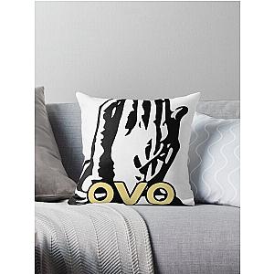 6 God OVO Drake Sticker Throw Pillow