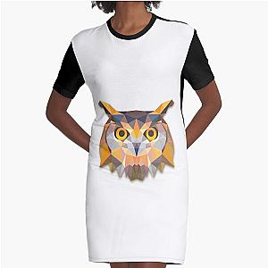 Abstract OVO Graphic T-Shirt Dress