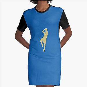 Dirk Nowitzki - OVO Gold Graphic T-Shirt Dress