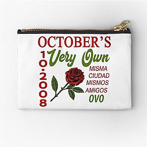 Ovo Merch Octobers Rose Zipper Pouch