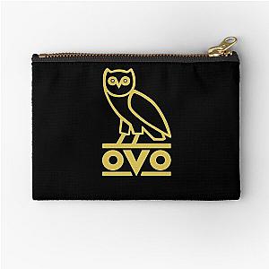 Gold Ovo Owl Zipper Pouch