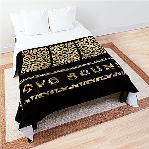 OVO sound Leopard gold print Comforter