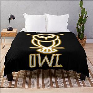 Owl Neon Ovo Throw Blanket