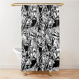 OVO Dazzle Camo Shower Curtain